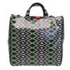 MAXI TOTE BAG WITH ETHNIC FANTASY. MODEL AIRSTONE MADE OF LORRY TARPAULIN