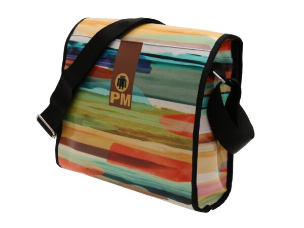 MULTICOLOR CROSSBODY BAG WITH SHADED EFFECT. MODEL BREAK MADE OF LORRY TARPAULIN. - Image 3