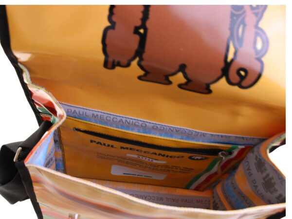MULTICOLOR CROSSBODY BAG WITH SHADED EFFECT. MODEL BREAK MADE OF LORRY TARPAULIN. - Image 7