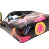 BLACK TOTE BAG WITH TIE DYE FANTASY. MODEL GLAM MADE OF LORRY TARPAULIN. - Image 4