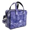 WHITE RECTANGULAR WOMEN'S BAG WITH FLORAL FANTASY. MODEL PINCA MADE OF HAMMERED SYNTHETIC LEATHER. - Image 2