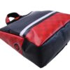 2 IN 1 BRIEFCASE AND BACKPACK BLACK, WHITE AND RED COLOURS. MODEL HYBRID MADE OF LORRY TARPAULIN. - Image 6