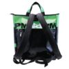 2 IN 1 BRIEFCASE AND BACKPACK DARK GREEN AND BLACK COLOURS. MODEL HYBRID MADE OF LORRY TARPAULIN. - Image 4