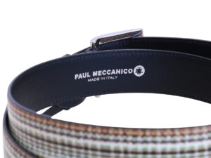 BEIGE MEN'S BELT MADE OF LORRY TARPAULIN - Image 3