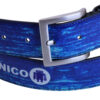 BLUE MEN'S BELT WITH TIE DYE MADE OF LORRY TARPAULIN - Image 4