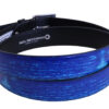 BLUE MEN'S BELT WITH TIE DYE MADE OF LORRY TARPAULIN - Image 2