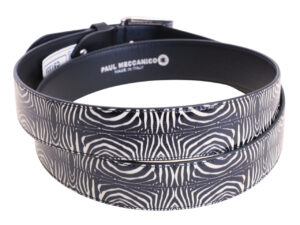 CINTURA UOMO FANTASIA ANIMALIER IN TELONE DA CAMION - immagine 3