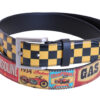 MEN'S BELT "VINTAGE STYLE" MADE OF LORRY TARPAULIN