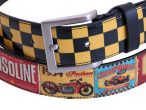MEN'S BELT "VINTAGE STYLE" MADE OF LORRY TARPAULIN - Image 4