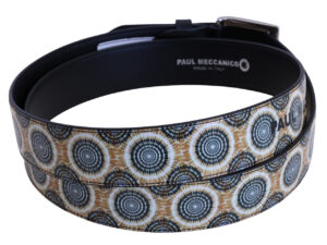 CINTURA UOMO "STILE INDIANO" IN TELONE PER CAMION - immagine 2