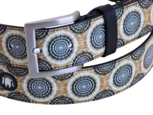 CINTURA UOMO "STILE INDIANO" IN TELONE PER CAMION - immagine 3