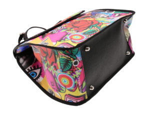 WOMEN'S "BACKPACK" WITH POP FANTASY. MODEL PULP MADE OF HAMMERED VEGAN LEATHER. - Image 5