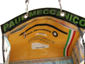 SHOPPER BAG WITH PIXEL FANTASY. MODEL PEPE MADE OF LORRY TARPAULIN - Image 4