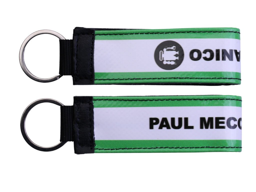 ORGANIZZATORE DI CHIAVI NEI COLORI VERDE E BIANCO.