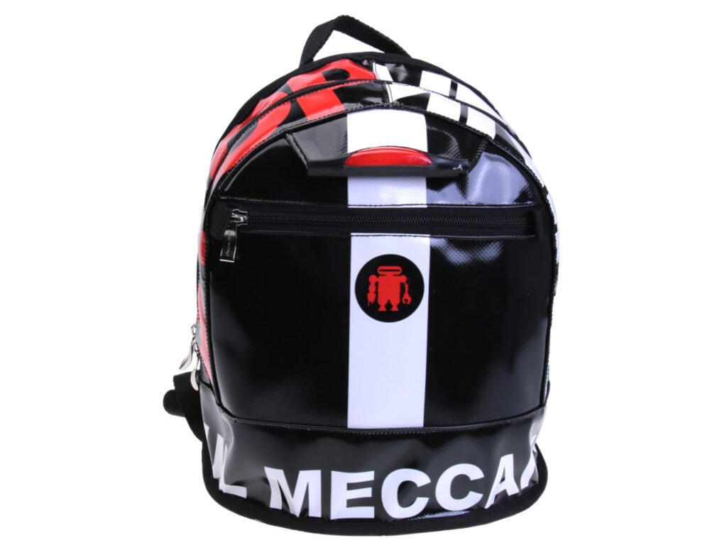 ZAINO NERO. MODELLO SUPERINO IN TELONE DA CAMION. - Edizione limitata Paul Meccanico