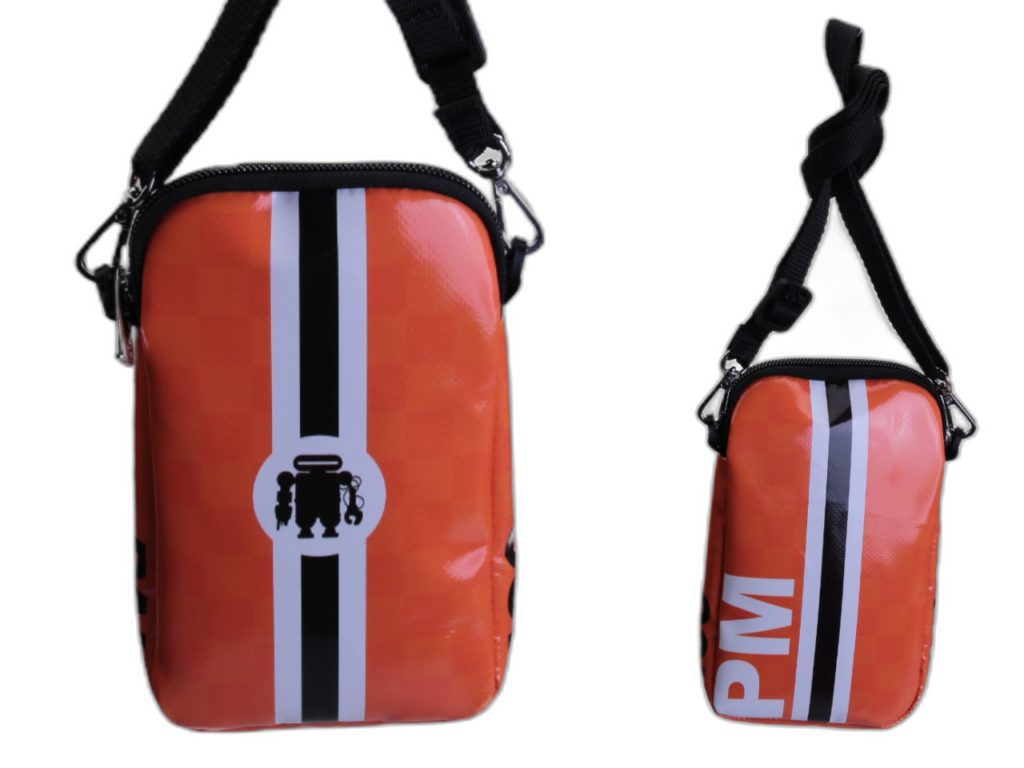 BORSA PER CELLULARE ARANCIONE.