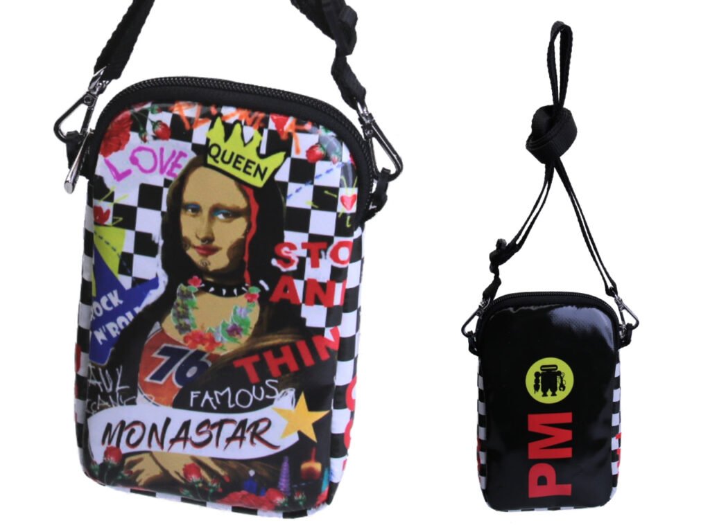 BORSA PER CELLULARE STILE "LA GIOCONDA" POP.