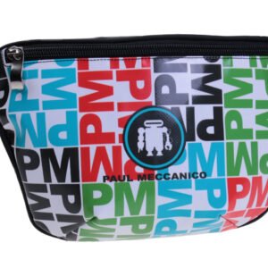 MARSUPIO COLORATO CON LETTERE. MODELLO FLEX REALIZZATO CON TELONI DI CAMION. - Edizione limitata Paul Meccanico