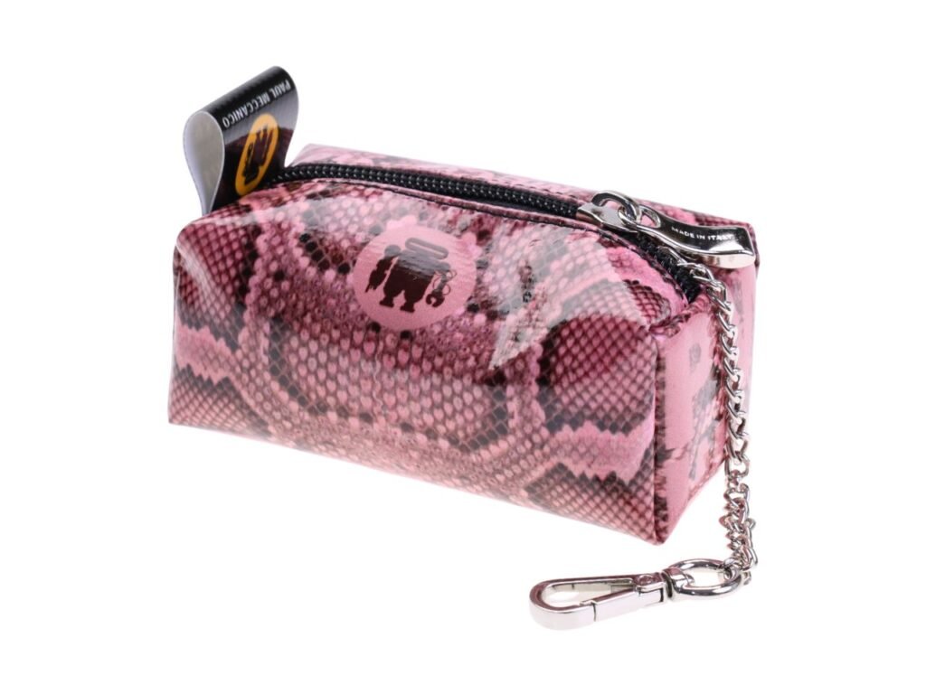 ...PENCIL CASE DESIGN KEYCHAIN PINK COLOUR WITH ANIMALIER FANTASY.