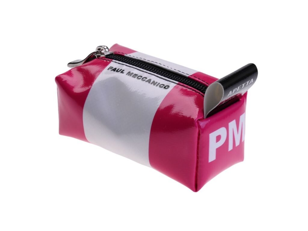...ASTUCCIO PORTACHIAVI DESIGN FUXIA E BIANCO.