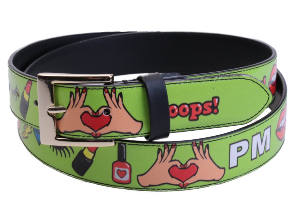 CINTURA VERDE DA DONNA "EMOTIONS" IN TELONE DA CAMION.