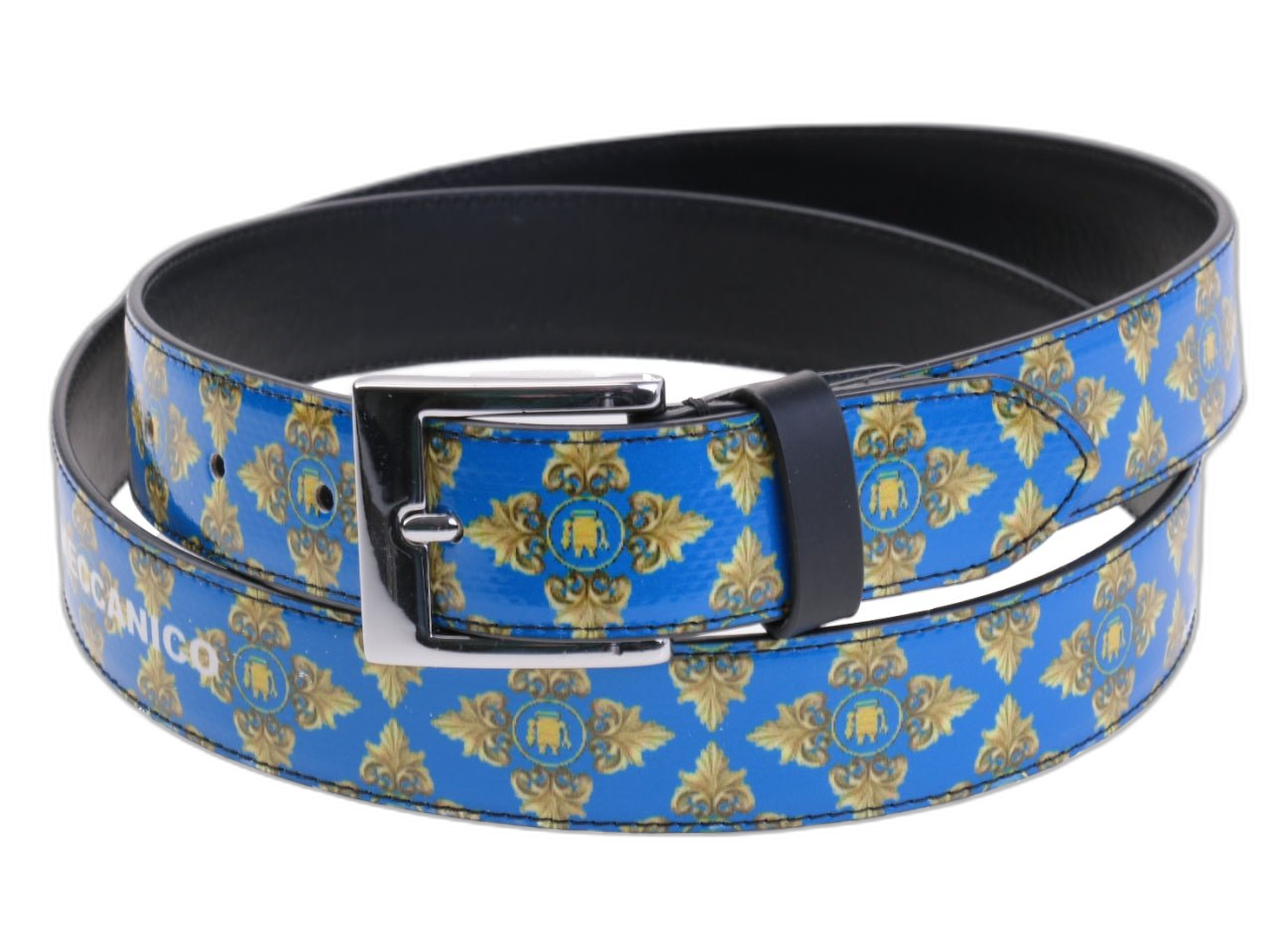 CINTURA DA DONNA BLU CON FANTASIA LIBERTY IN TELONE DA CAMION.
