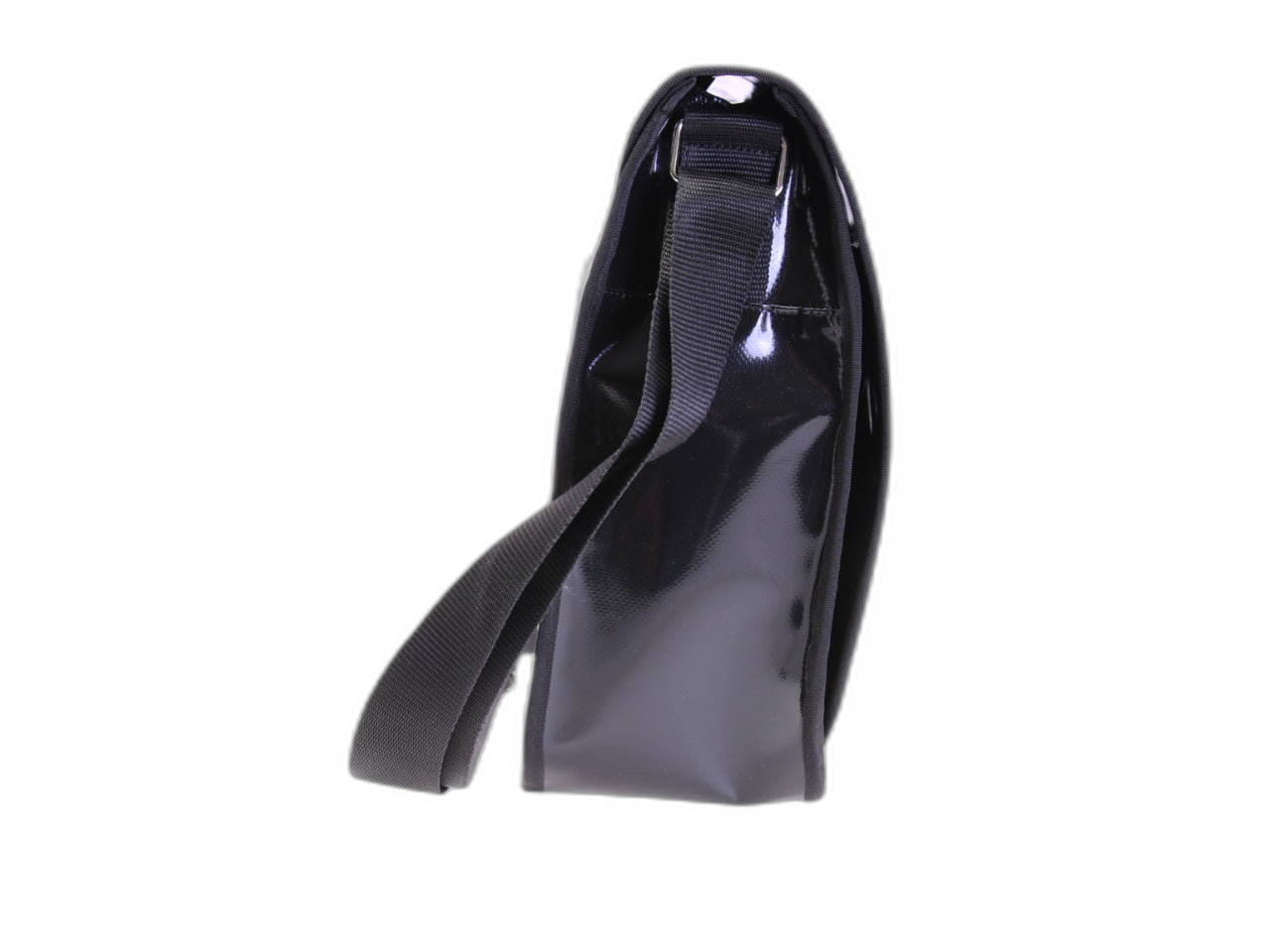 BORSA MESSENGER NERA. MODELLO SPOT IN TELONE DA CAMION.