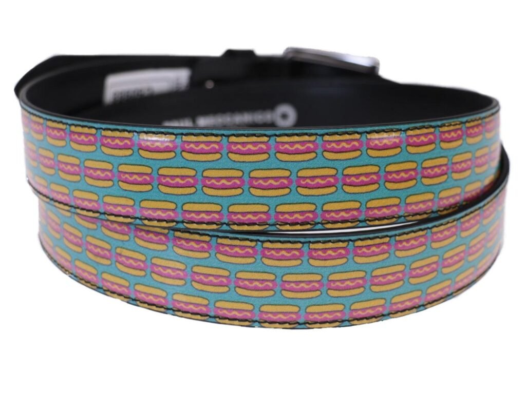 CINTURA DA DONNA "HAMBURGER" IN TELONE DI CAMION. - Pezzi unici Paul Meccanico