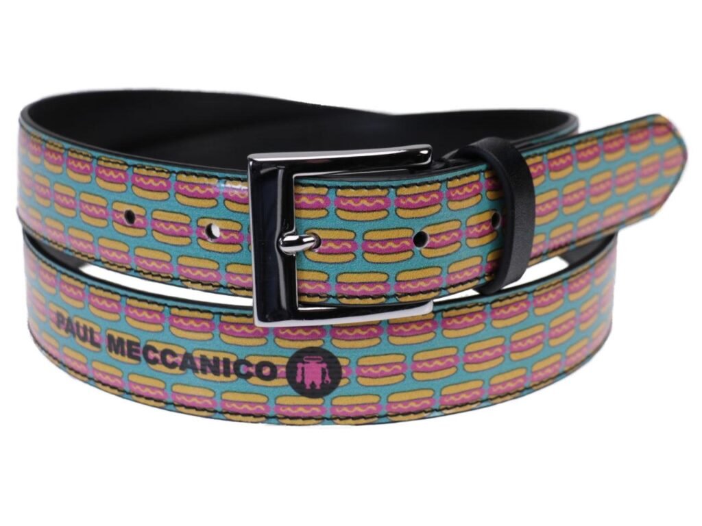 CINTURA DA DONNA "HAMBURGER" IN TELONE DI CAMION. - Pezzi unici Paul Meccanico