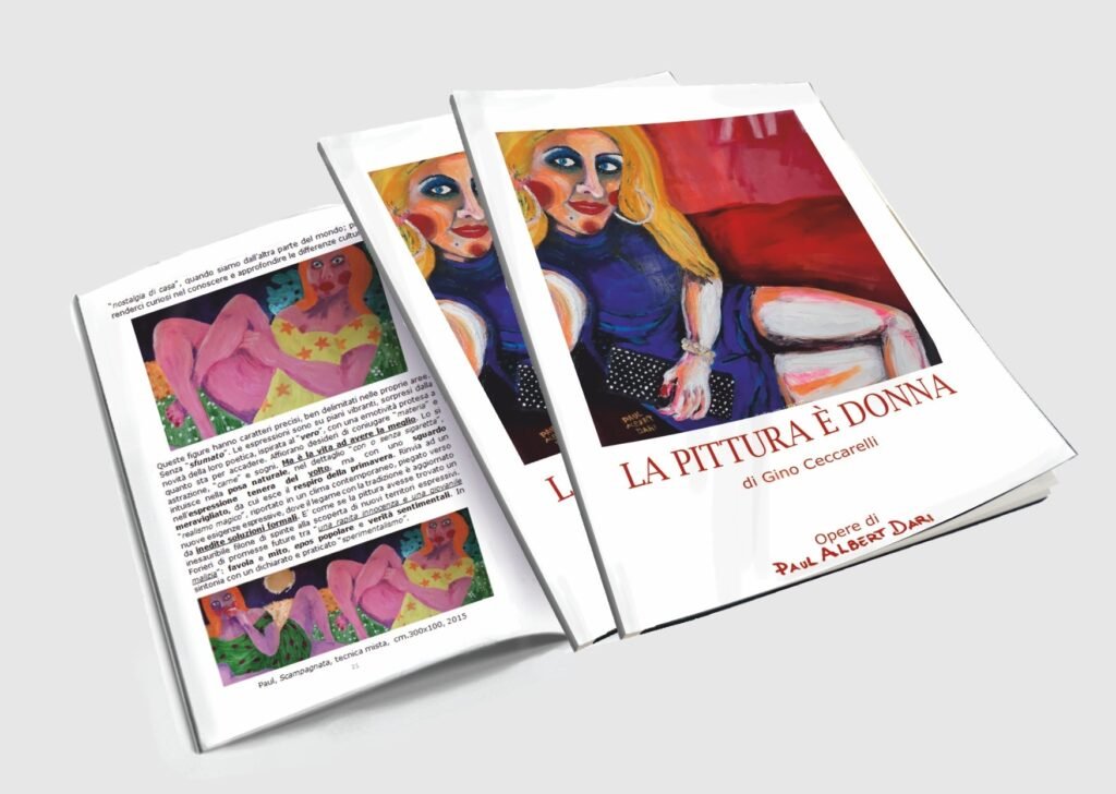 TOTE BAG "I ‘M FEELING GOOD’ DI PAUL ALBERT DARI. MODELLO GLAM REALIZZATO CON TELONI DI CAMION. LIBRO ‘LA PITTURA E’ DONNA INCLUSO NEL PREZZO".