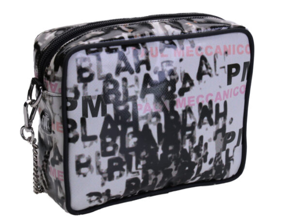 OFF WHITE CLUTCH MURALES FANTASY. MODEL PARK MADE OF LORRY TARPAULIN.
