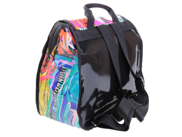 WOMEN'S "BACK BAG" CARTOON STYLE. MODEL PULP MADE OF LORRY TARPAULIN.