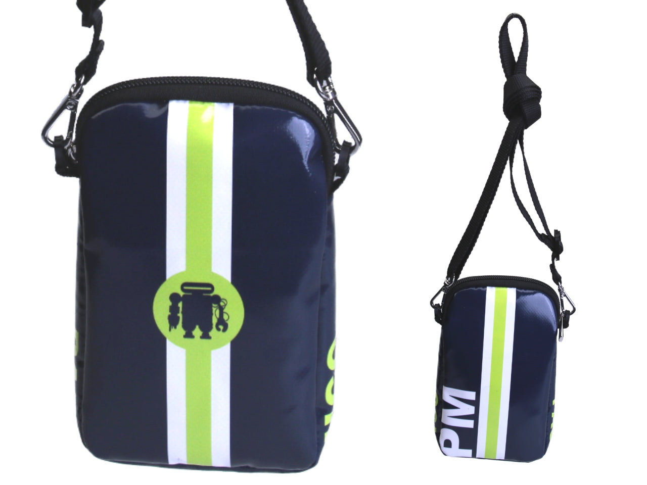 BLUE MOBILE PHONE BAG.