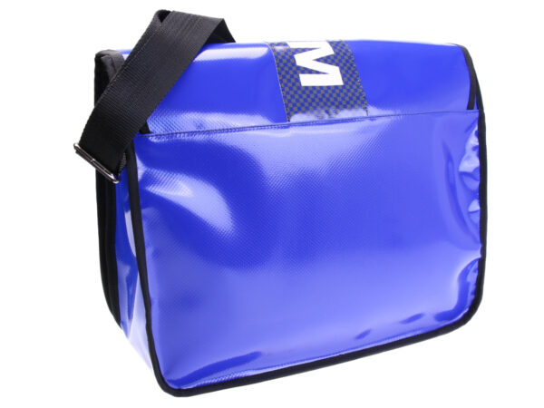 ROYAL MESSENGER BAG. MODEL SPOT MADE OF LORRY TARPAULIN.