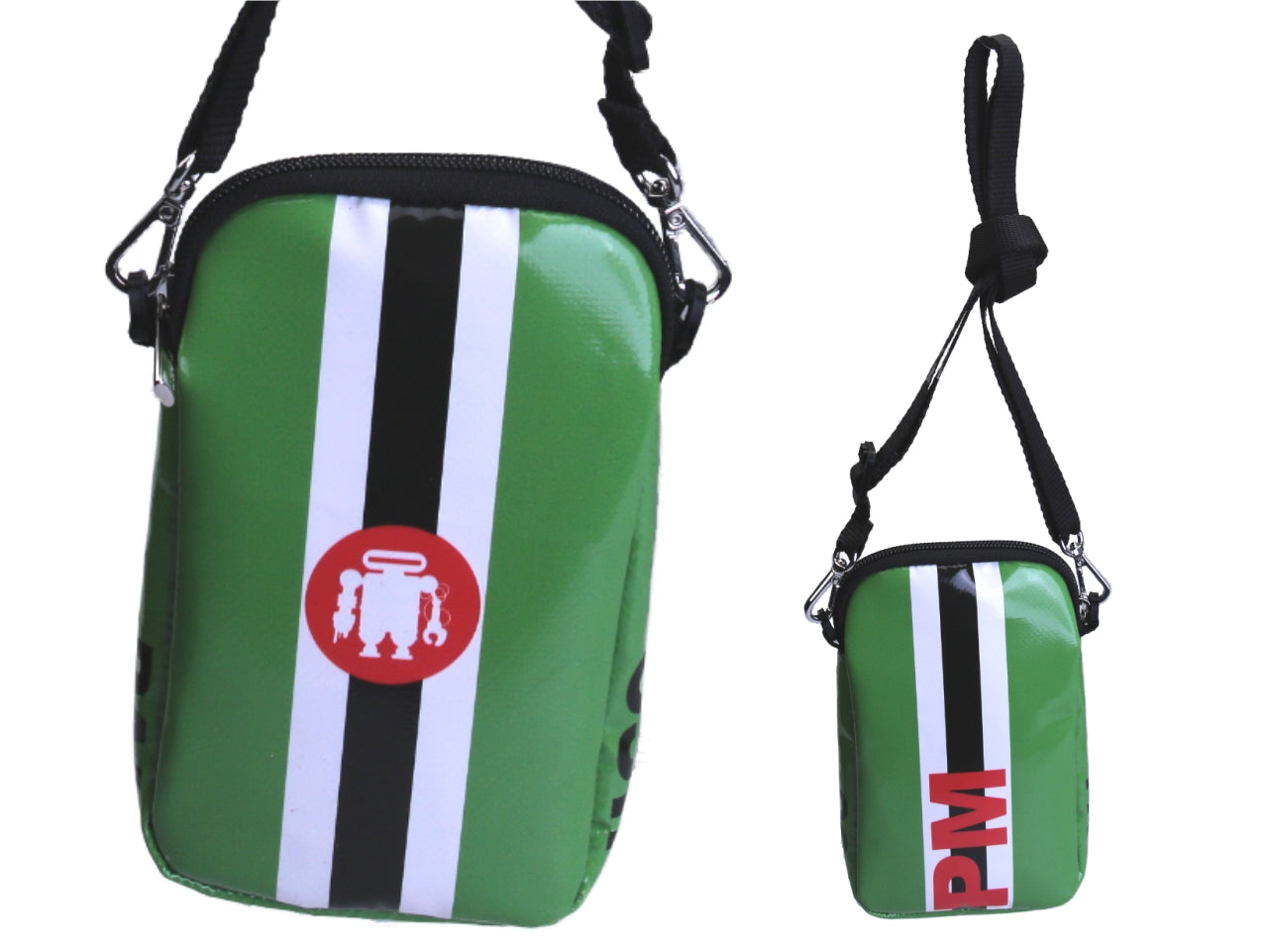 GREEN MOBILE PHONE BAG.