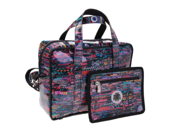 RECTANGULAR WOMEN'S BAG FABRIC STYLE. MODEL PINCA MADE OF LORRY TARPAULIN.