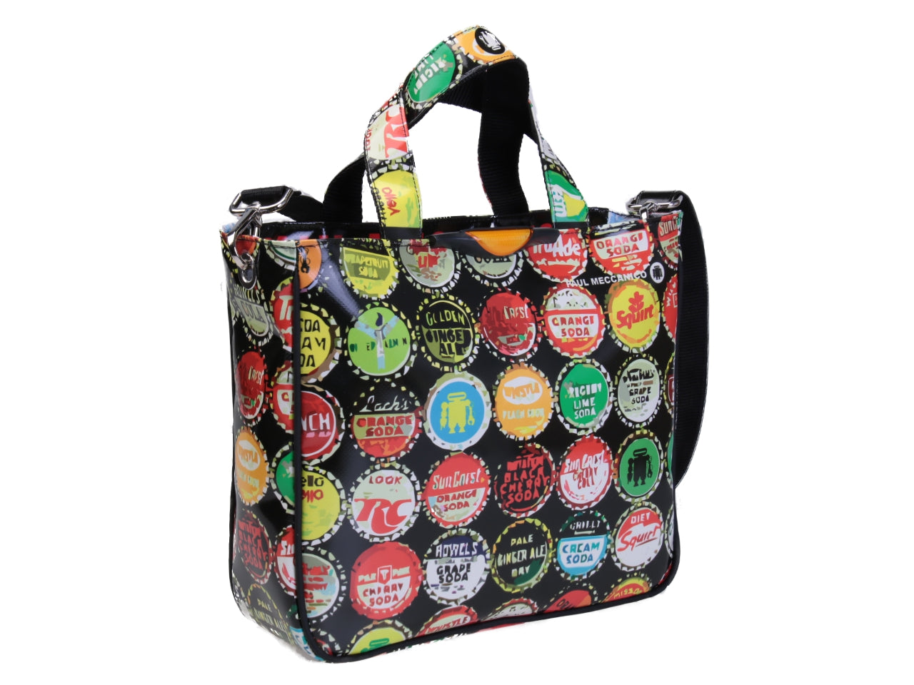 TOTE BAG POP STYLE. MODEL GLAM MADE OF LORRY TARPAULIN.