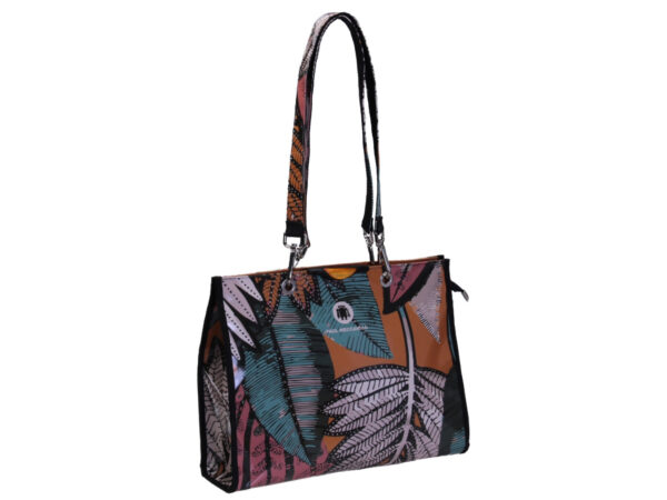 SHOPPER BAG "GARDEN STYLE". MODEL PEPE MADE OF LORRY TARPAULIN.