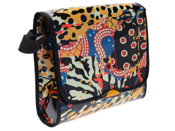 CROSSBODY BAG AFRO FANTASY. MODEL BREAK MADE OF LORRY TARPAULIN.