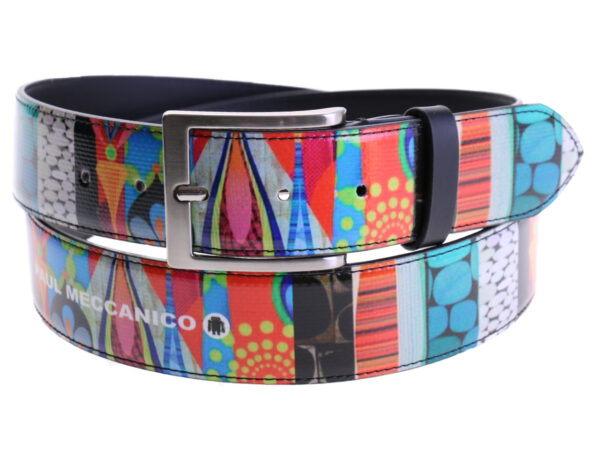 MEN'S BELT POP STYLE MADE OF LORRY TARPAULIN.