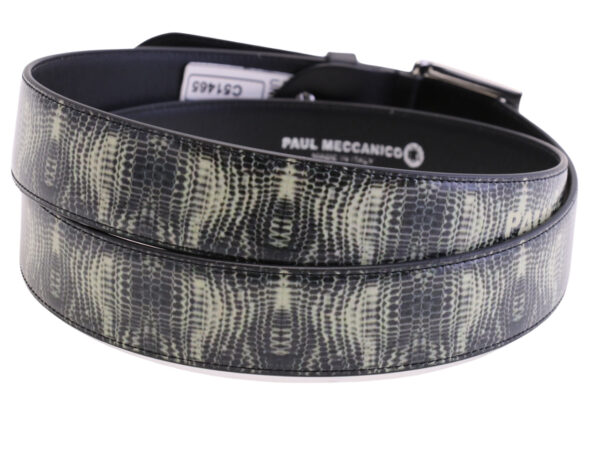 -MEN'S BELT WITH ANIMALIER FANTASY MADE OF LORRY TARPAULIN.