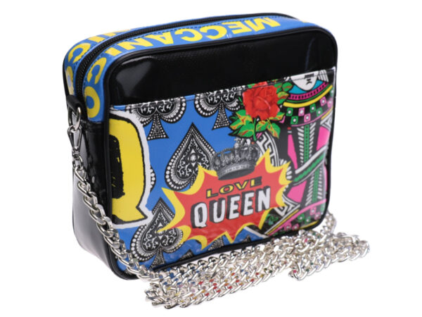 CLUTCH BAG IN ROYAL POKER STYLE. MODEL PARK MADE OF LORRY TARPAULIN. - Limited Edition Paul Meccanico