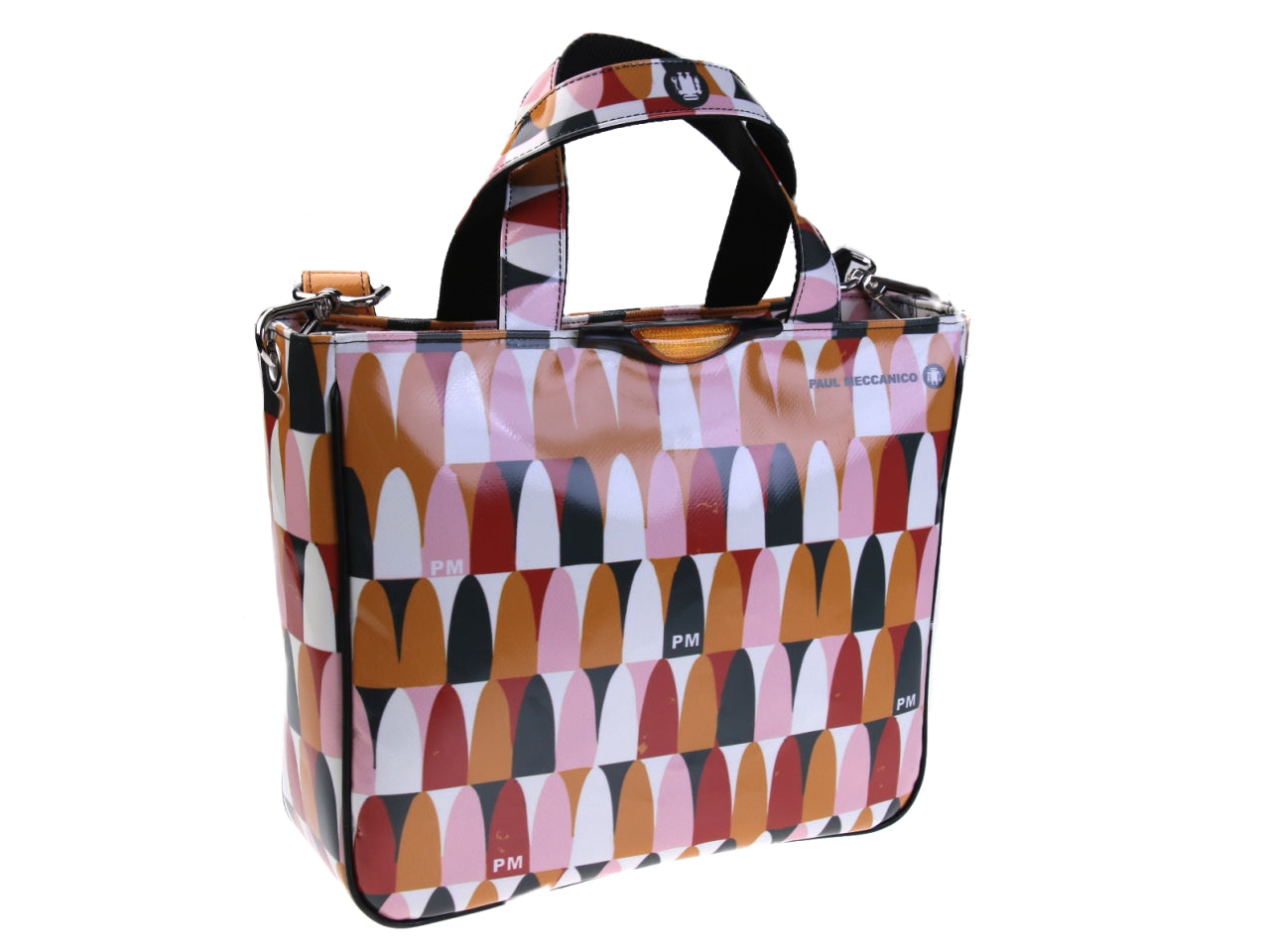 TOTE BAG ETHNIC FANTASY. MODEL GLAM MADE OF LORRY TARPAULIN. - Unique Pieces Paul Meccanico