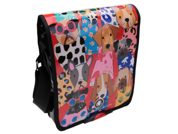 CROSSBODY BAG CARTOON STYLE. BAUBAU MODEL MADE OFF LORRY TARPAULIN. - Special Edition Paul Meccanico