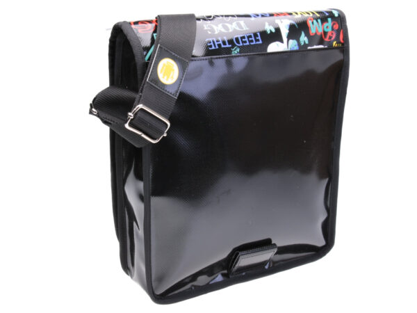 CROSSBODY BAG GRAFFITI FANTASY. MODEL BAUBAU MADE OFF LORRY TARPAULIN. - Special Edition Paul Meccanico