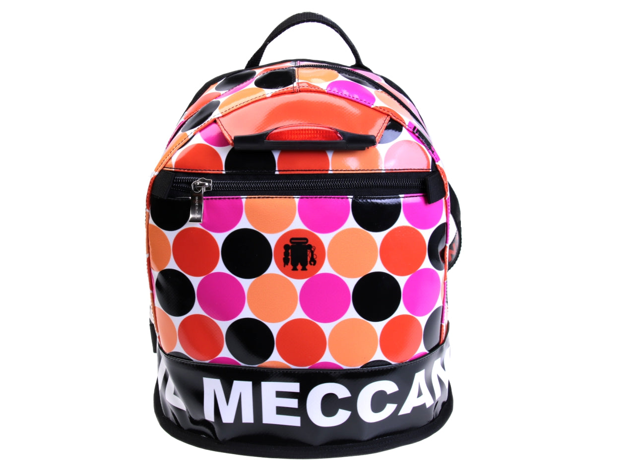 MULTICOLOR BACKPACK DOT FANTASY. MODEL SUPERINO MADE OF LORRY TARPAULIN. - Limited Edition Paul Meccanico