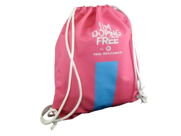 BACK SACK I AM DOPING FREE BY PAUL MECCANICO FUXIA COLORE. - Limited Edition Paul Meccanico