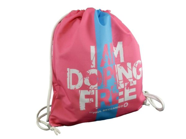 BACK SACK I AM DOPING FREE BY PAUL MECCANICO FUXIA COLORE. - Limited Edition Paul Meccanico