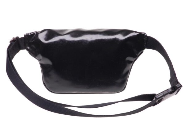 BLACK AND WHITE HIP BAG PAUL MECCANICO MADE OF LORRY TARPAULIN FLEX MODEL. - Limited Edition Paul Meccanico