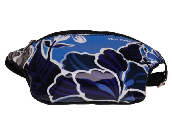 BLUE HIP BAG FLORAL FANTASY MADE OF LORRY TARPAULIN FLEX MODEL. - Limited Edition Paul Meccanico